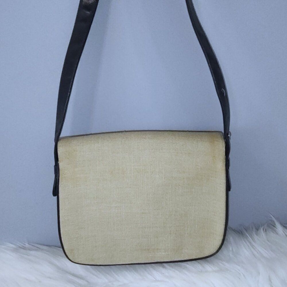 Ferragamo vintage canvas/leather shoulder bag EUC - Picture 4 of 11